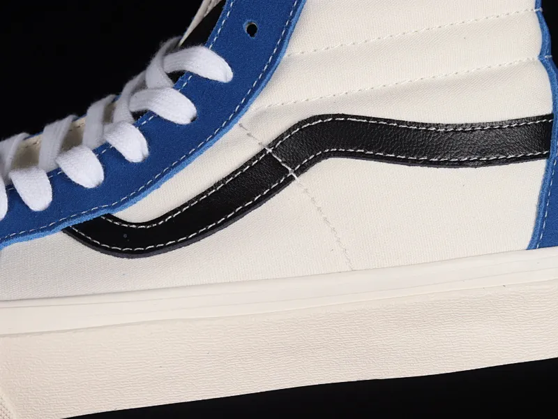 All categories Vans Vans series Vans Hi Vans high-top Vans SK8-Hi Anaheim series Vans official blue and white color matching high-top vulcanized sneakers VN0A4BVB21R